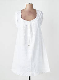 Rochie midi mâneci scurte mâneci scurte alb YES.ZEE femeie