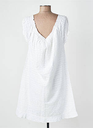 Rochie midi mâneci scurte mâneci scurte alb YES.ZEE femeie