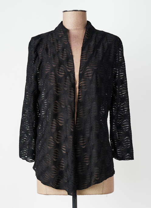 Vestă cu mâneci lungi mâneci 3/4 negru KOZAN femme