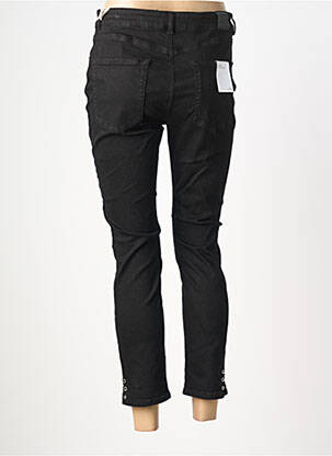 Blugi skinny țesătură brută mărime normală negru BSB femeie