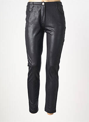 Pantalon slim elasticitate mărime normală negru EVA KAYAN femeie