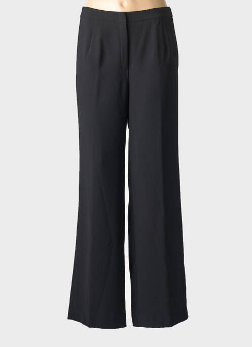Pantalon larg țesătură crep mărime normală negru VERA MONT femme