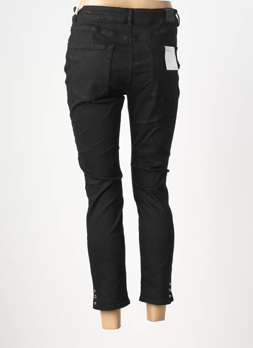 Blugi skinny țesătură brută mărime normală negru BSB femme