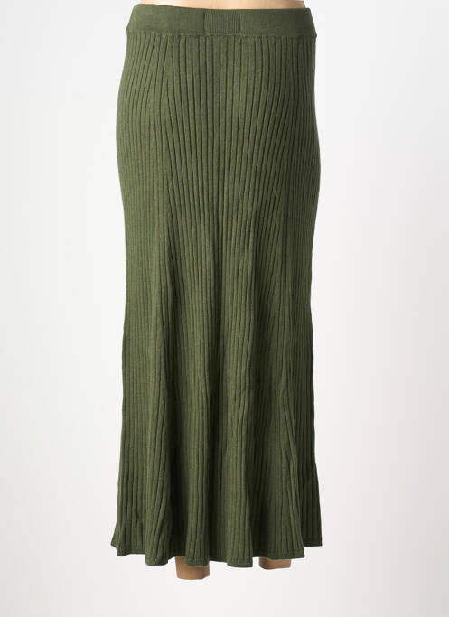 Fustă lungă mărime normală verde INDI & COLD femme