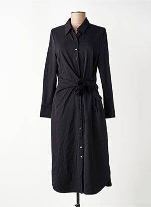 Rochie lungă mâneci lungi mâneci lungi negru ROBE LEGERE BY VERA MONT femme