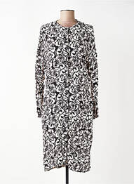 Rochie midi croială fluidă mâneci lungi negru HARRIS WILSON femme