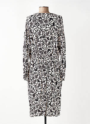 Rochie midi imprimeu floral mâneci lungi negru HARRIS WILSON femeie