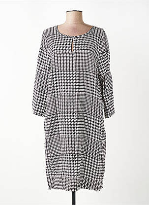Rochie midi mâneci lungi mâneci lungi negru SANDWICH femeie