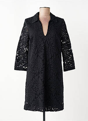 Rochie midi mâneci lungi mâneci lungi negru LA FEE MARABOUTEE femeie