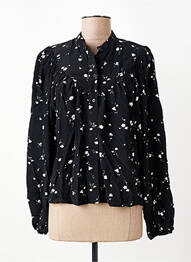 Cămașă imprimeu floral mâneci lungi negru LA FEE MARABOUTEE femme