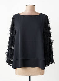 Bluză guler rotund mâneci lungi negru BETTY BARCLAY femme