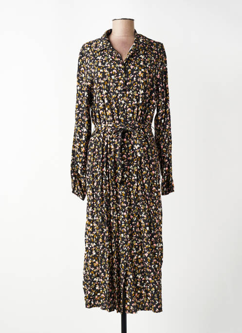 Rochie lungă mâneci lungi mâneci lungi negru PAZ TORRAS femme