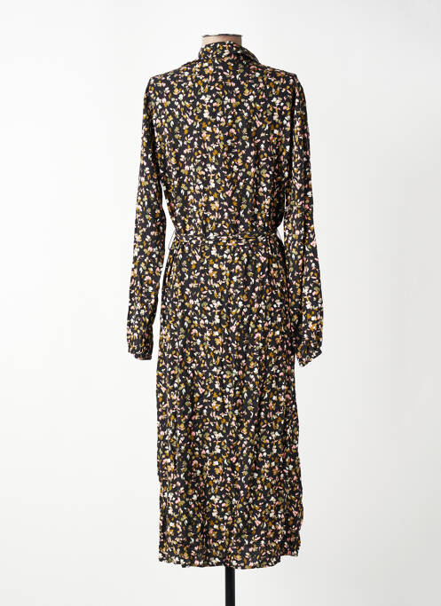 Rochie lungă mâneci lungi mâneci lungi negru PAZ TORRAS femme