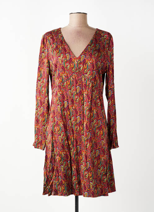 Rochie midi croială fluidă mâneci lungi roșu SURKANA femme