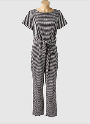 Salopetă-pantalon țesătură crep mâneci scurte negru BETTY BARCLAY femeie