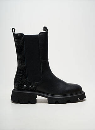 Botine/ghete toc mic toc de 4 la 6 cm negru ALMA EN PENA femeie