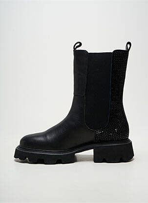 Botine/ghete toc mic toc de 4 la 6 cm negru ALMA EN PENA femeie