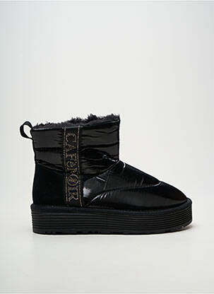 Botine/ghete umplută toc de 4 la 6 cm negru CAFE NOIR femeie