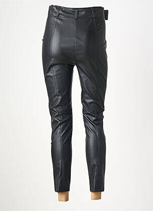 Pantalon 7/8 talie înaltă talie înaltă negru RELISH femeie