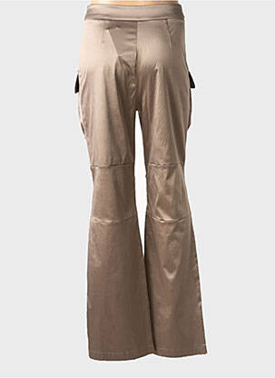 Pantalon cargo talie înaltă talie înaltă maro RELISH femeie