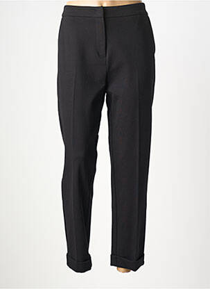 Pantalon 7/8 elasticitate mărime normală negru FRACOMINA femeie