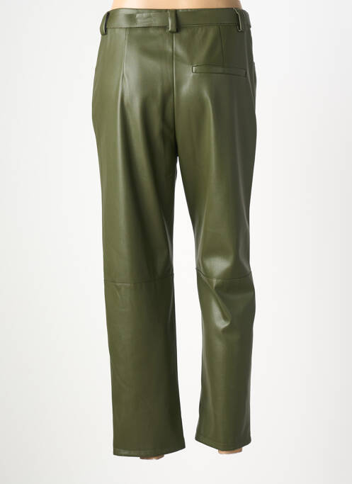 Pantalon 7/8 talie cu cleme mărime normală verde IMPERIAL femme