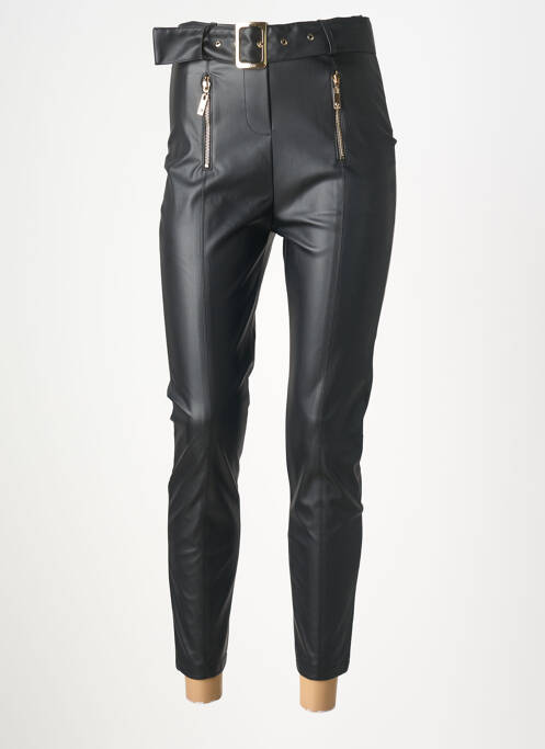 Pantalon 7/8 talie înaltă talie înaltă negru RELISH femme