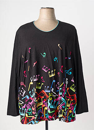 Tricou mâneci lungi mâneci lungi negru MONA LISA femeie