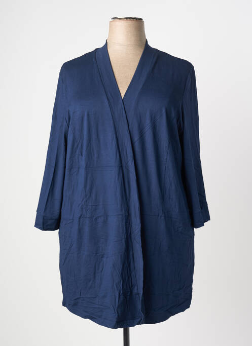 Vestă cu mâneci lungi mâneci 3/4 albastru CHALOU femme