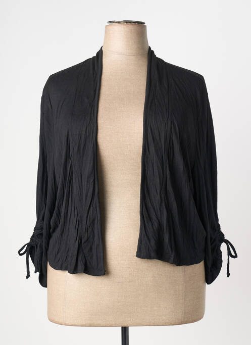 Vestă cu mâneci lungi mâneci 3/4 negru NO SECRET femme