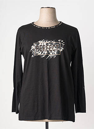 Tricou mâneci lungi mâneci lungi negru SEE YOU femeie