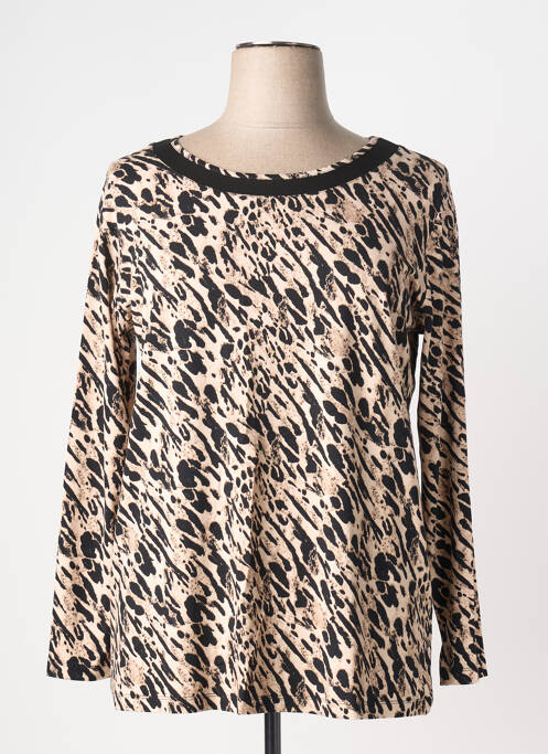 Tricou mâneci lungi mâneci lungi bej SEE YOU femme