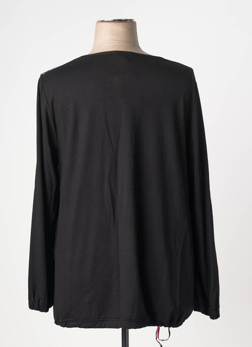 Tricou mâneci lungi mâneci lungi negru KJBRAND femme