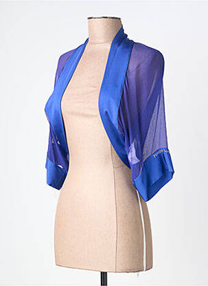 Bolero mâneci 3/4 albastru FUEGO WOMAN femeie