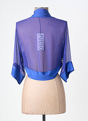 Bolero mâneci 3/4 albastru FUEGO WOMAN femeie