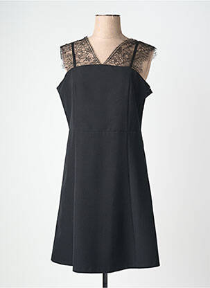 Rochie scurtă fără mâneci fără mâneci negru ONE STEP femeie