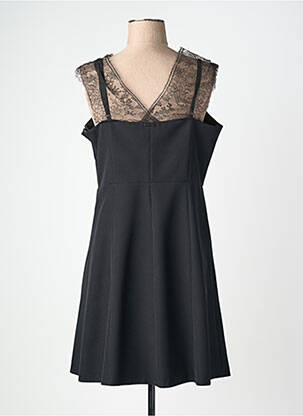 Rochie scurtă fără mâneci fără mâneci negru ONE STEP femeie
