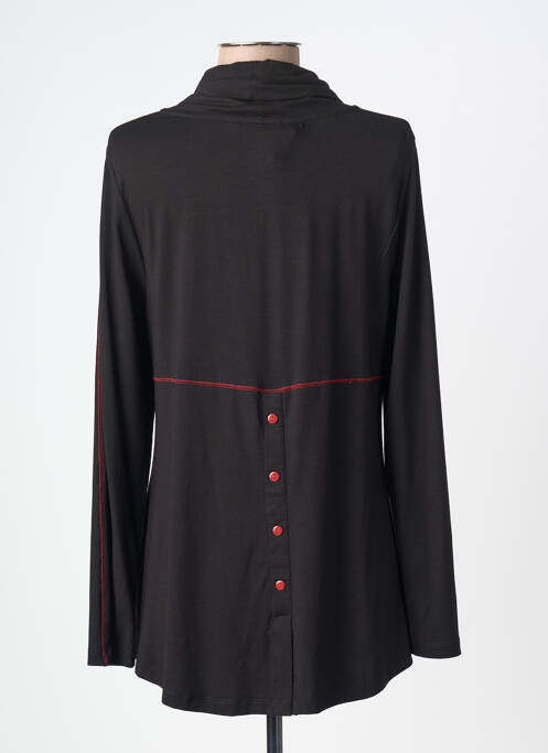 Top imprimeu fantezie mâneci lungi negru DOLCEZZA femme