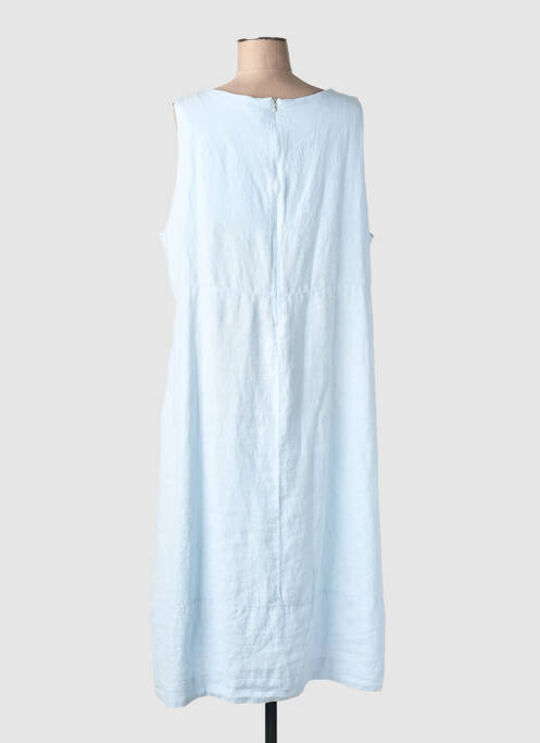 Rochie lungă fără mâneci fără mâneci albastru DOLCEZZA femme