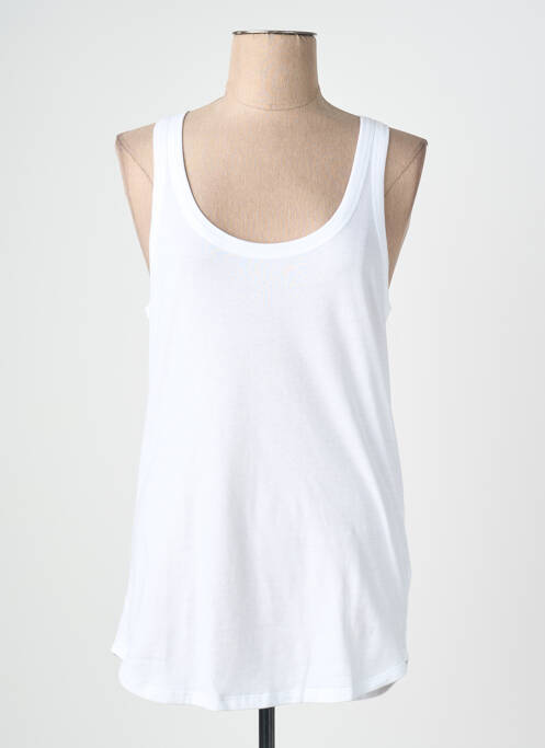 Top bretele subțiri bretele subțiri alb MAJESTIC FILATURES femme