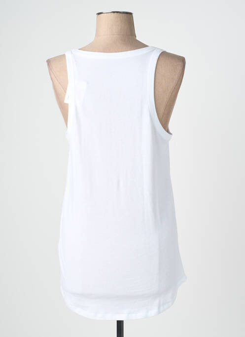 Top bretele subțiri bretele subțiri alb MAJESTIC FILATURES femme