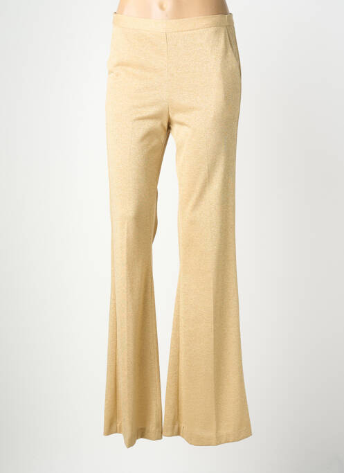 Pantalon evazat croială evazată auriu IMPERIAL femme