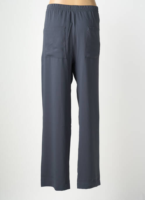 Pantalon drept închidere cu fermoar sub clapetă cu cârlig gri IMPAQT femme