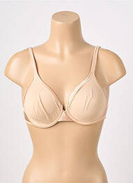 Sutien efect material satinat sutien cupe întregi cu decolteu înalt piele LEJABY femme