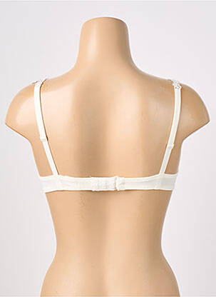 Sutien efect material satinat sutien balconet cu decolteu înalt bej SIMONE PERELE femeie