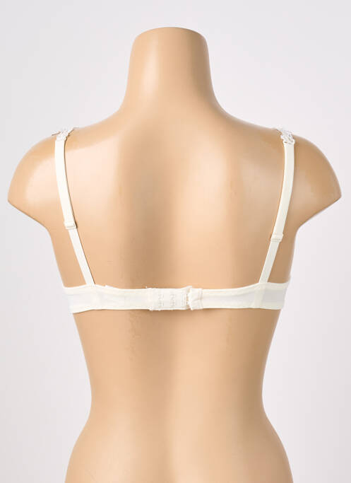 Sutien efect material satinat sutien balconet cu decolteu înalt bej SIMONE PERELE femme