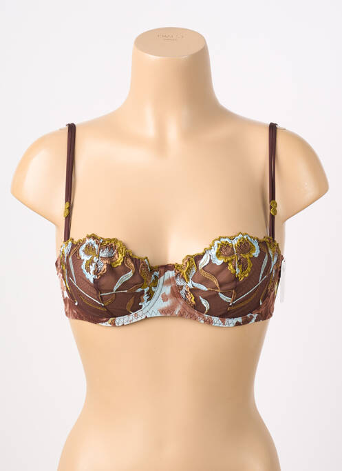 Sutien sutien balconet cu decolteu înalt sutien balconet cu decolteu înalt maro AUBADE femme