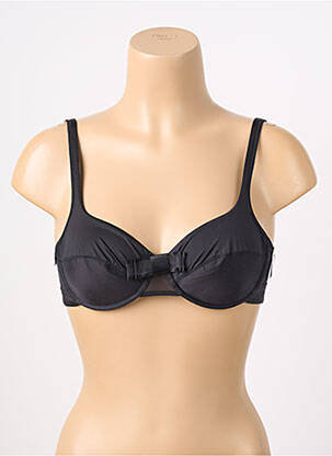 Sutien efect material satinat sutien cupe întregi cu decolteu înalt negru MARIE JO femeie