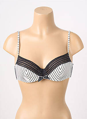 Sutien efect material satinat sutien cupe întregi cu decolteu înalt negru MARIE JO femeie