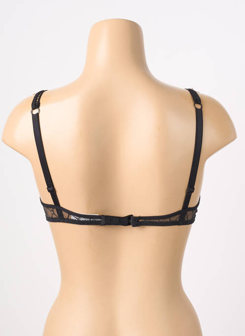 Sutien ușoară și transparentă sutien cupe întregi cu decolteu înalt negru CHANTELLE femme